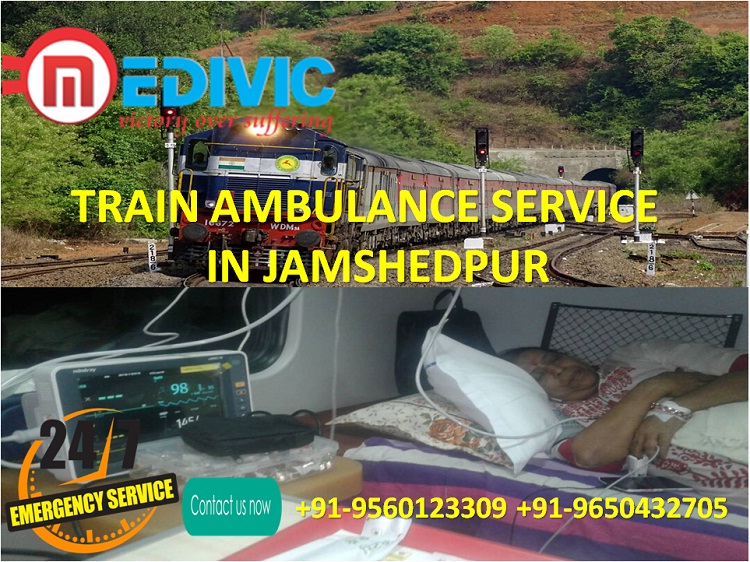 Train Ambulance Service in Jamshedpur
